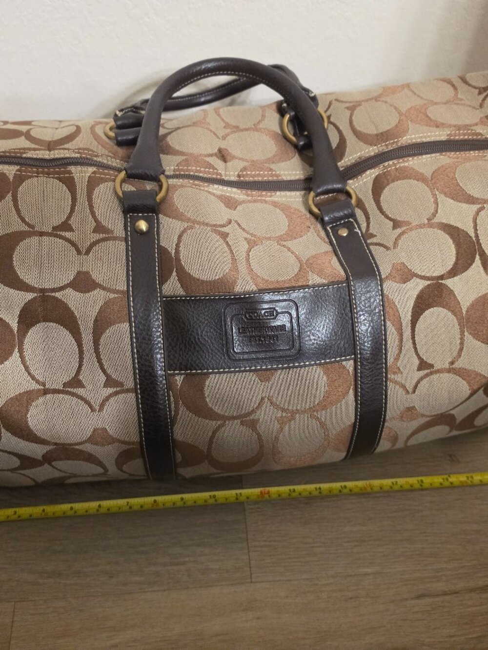 Coach duffle bag